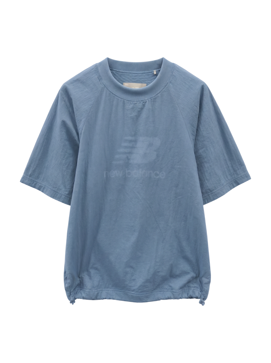 NB Grey ウーブン Tシャツ