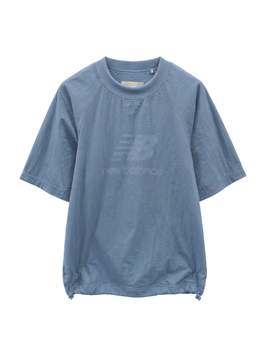 NB Grey ウーブン Tシャツ
