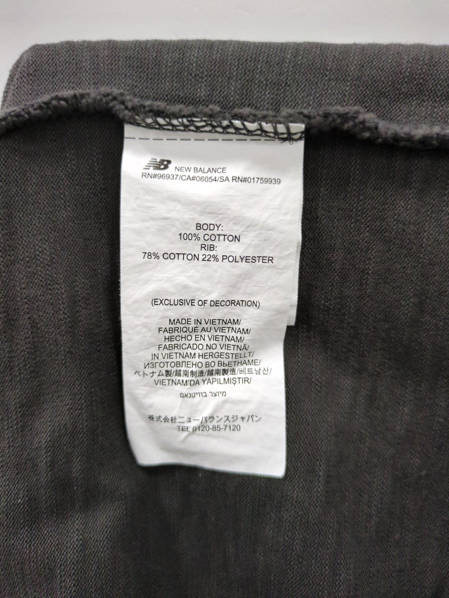 NB GREY Tシャツ