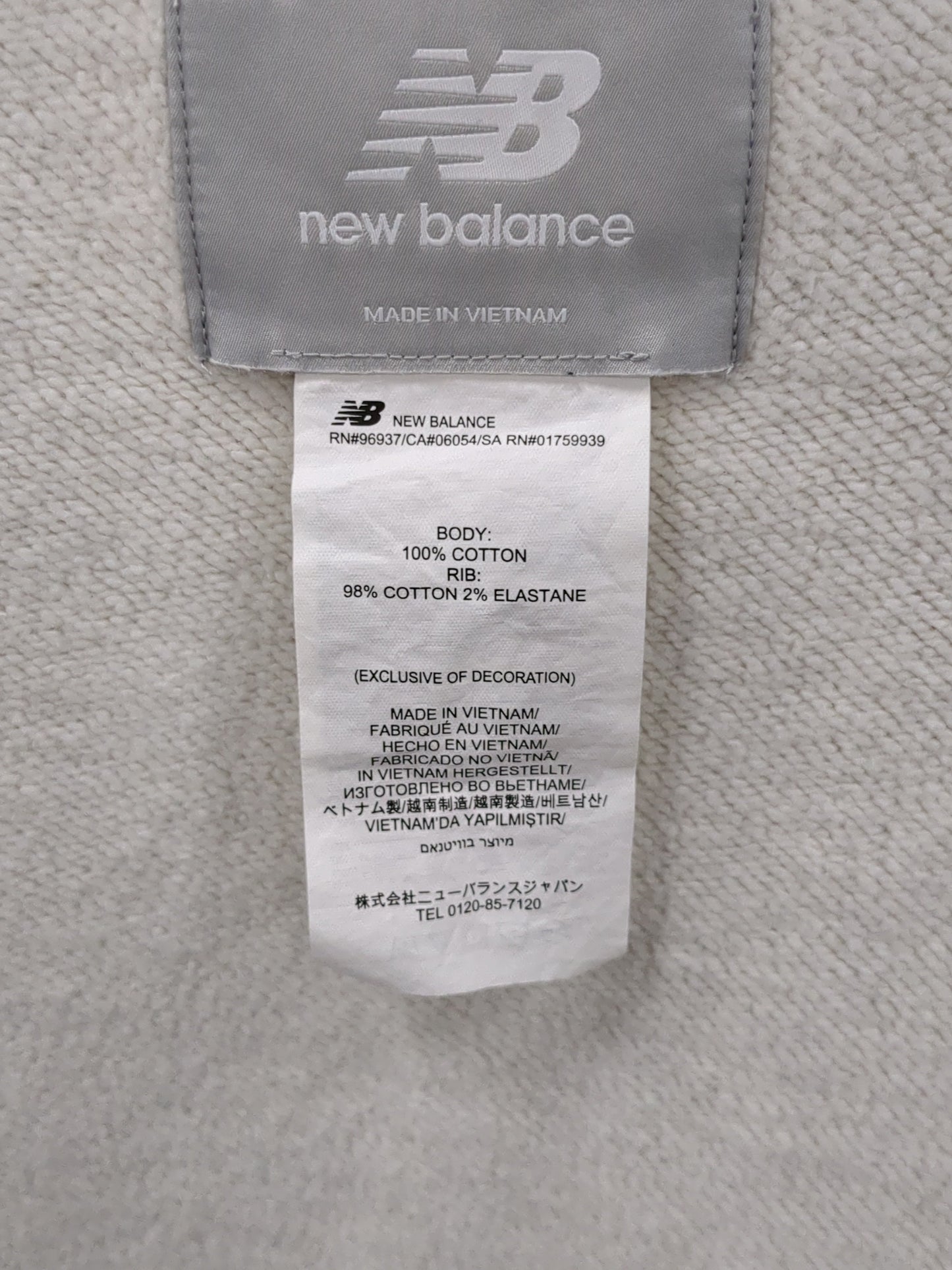NB Grey クルースウェットシャツ