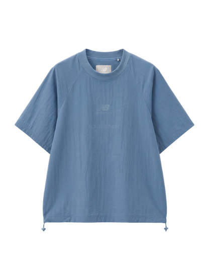 NB Grey ウーブン Tシャツ