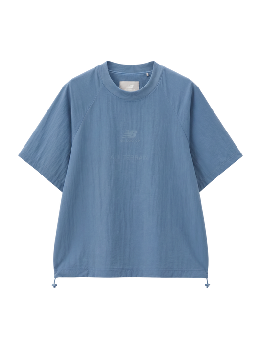 NB Grey ウーブン Tシャツ