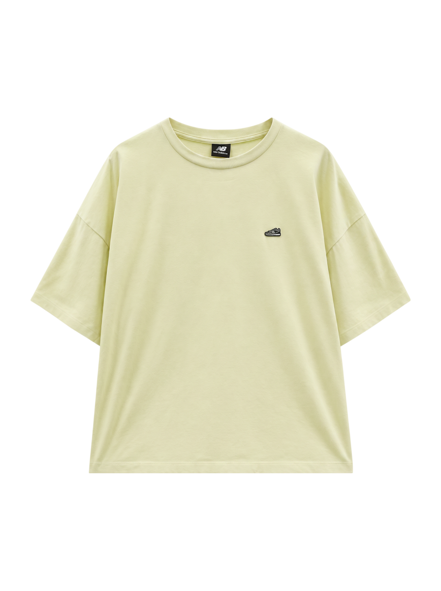 シューパッチボックスシルエットTシャツ