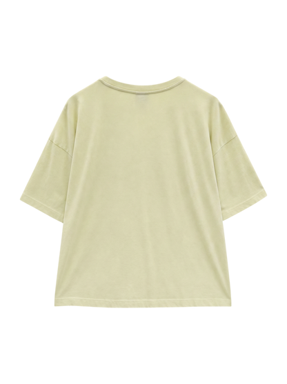 シューパッチボックスシルエットTシャツ