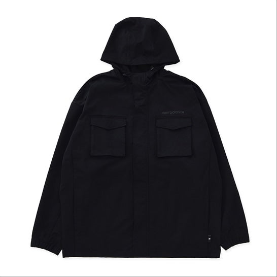 フーデッド ウーブン ジャケット