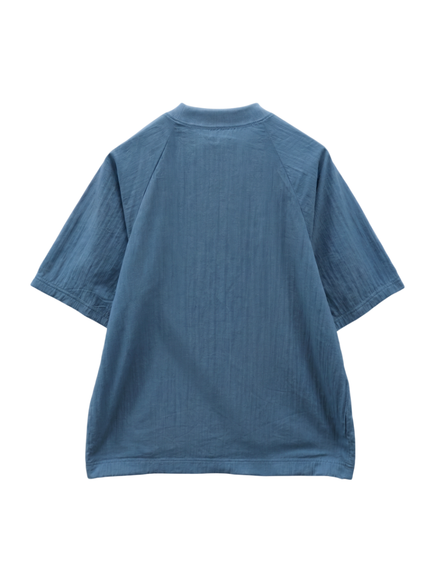 NB Grey ウーブン Tシャツ