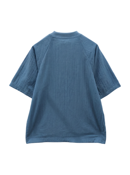 NB Grey ウーブン Tシャツ