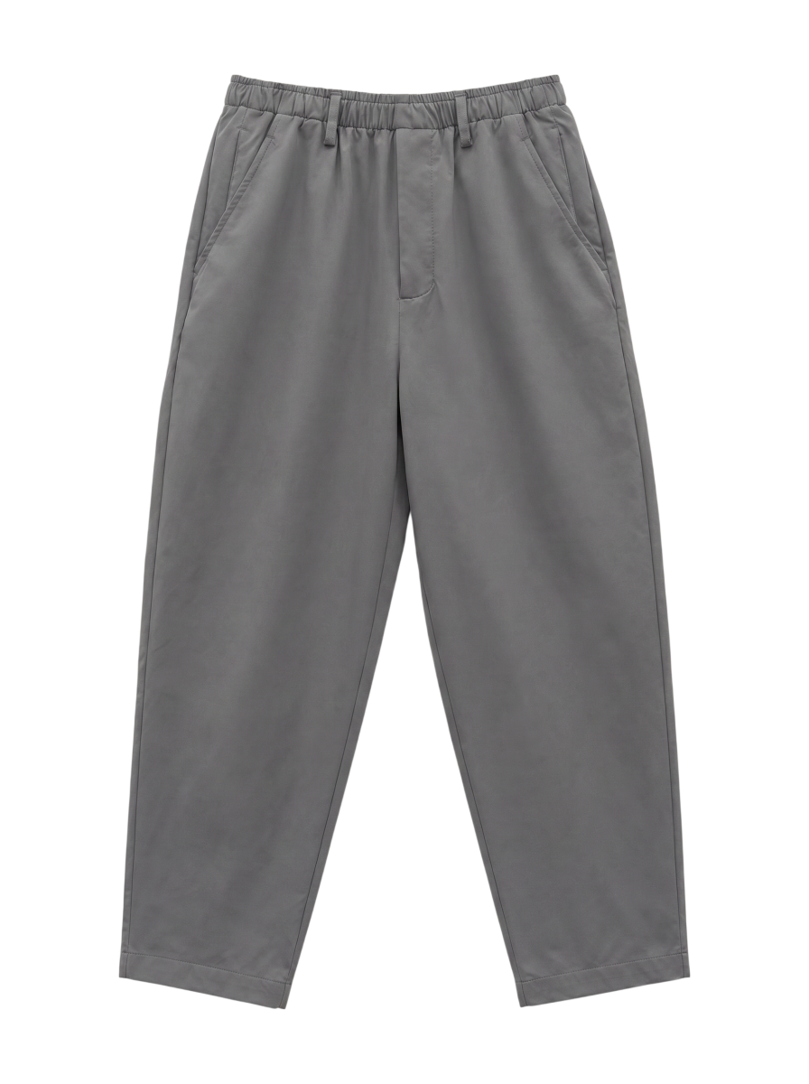 NB GREY テーパードパンツ