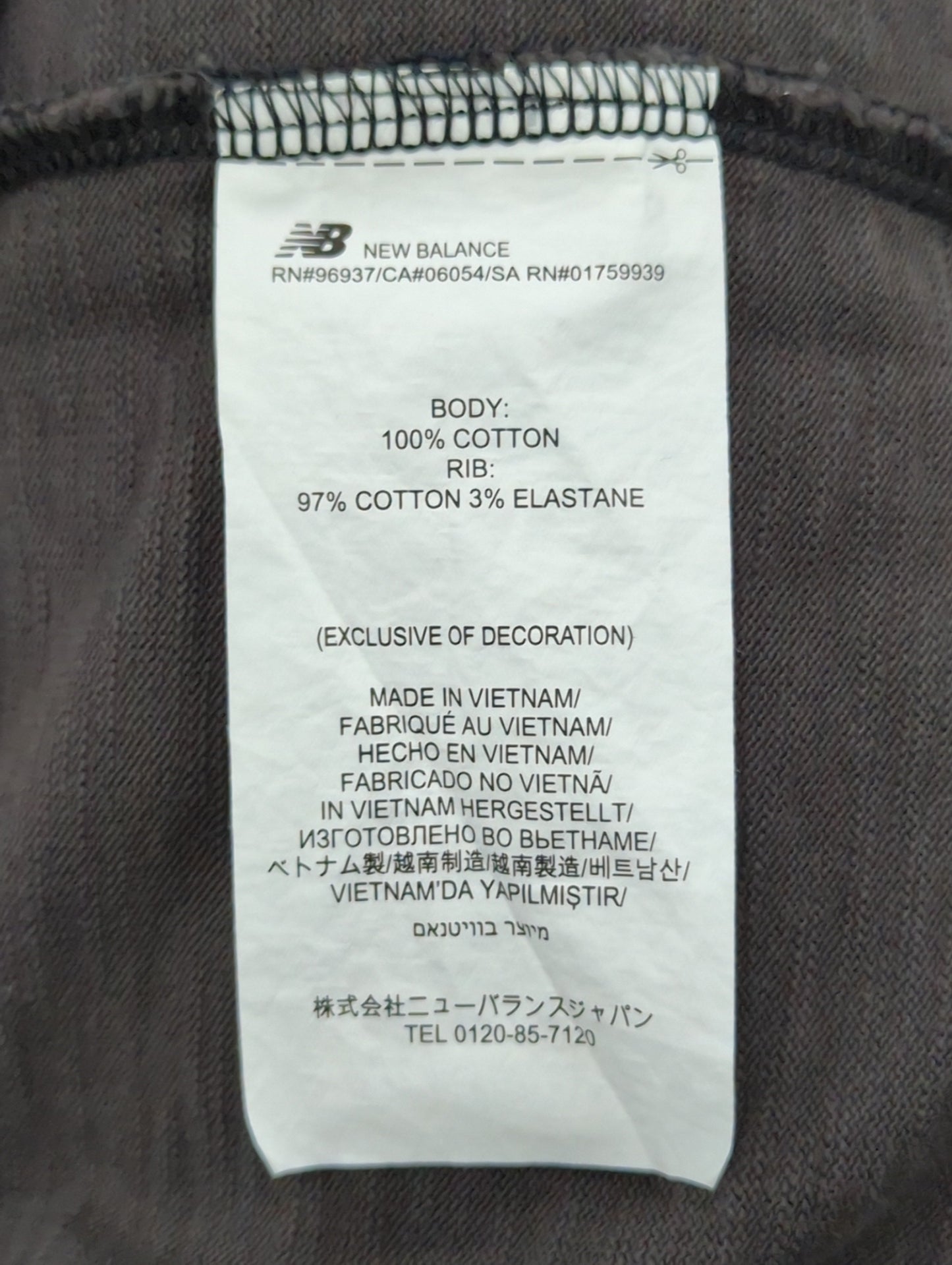 NB GREY ショートスリーブTシャツ