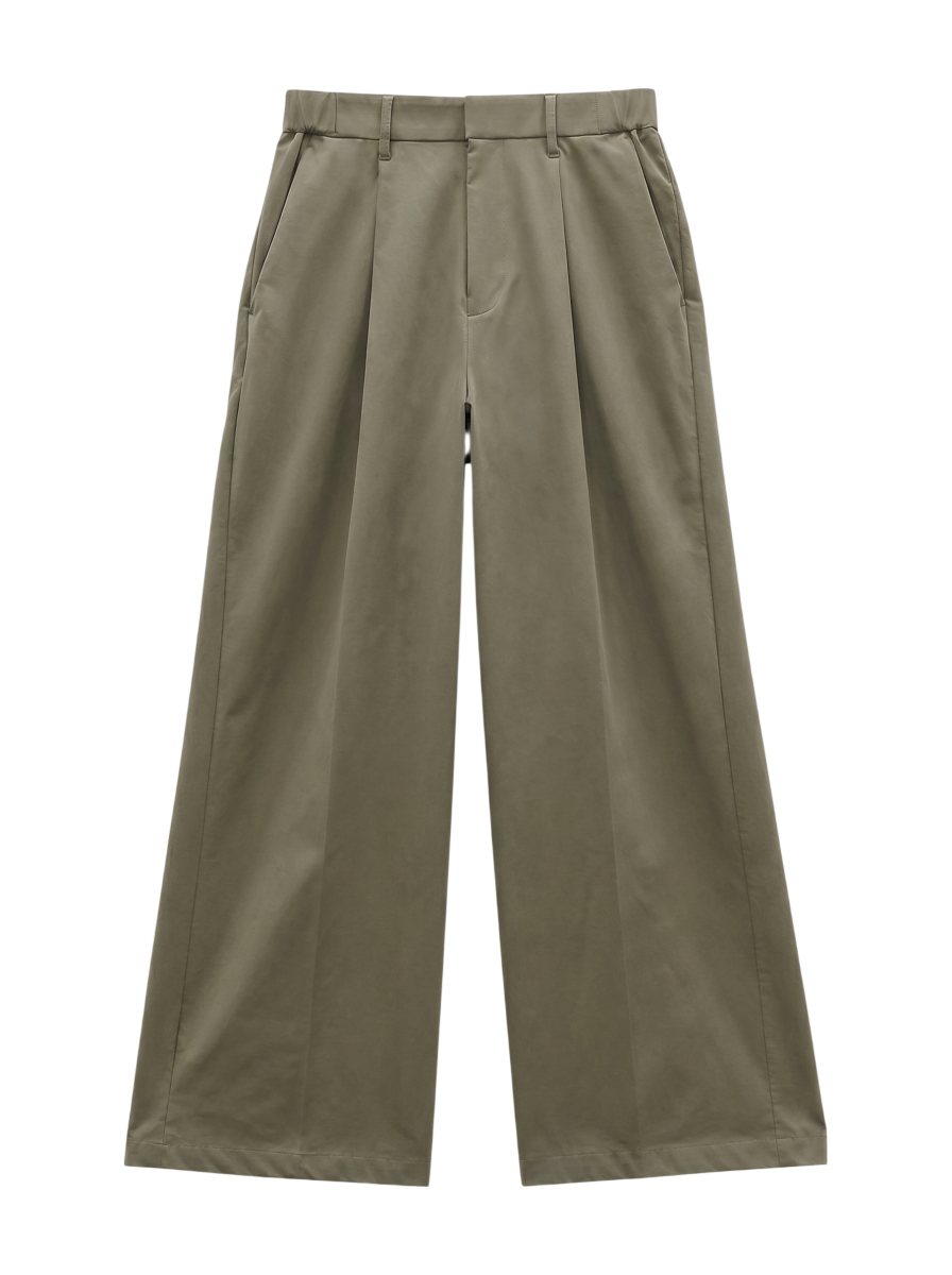 MET24 Tuck Wide Pants