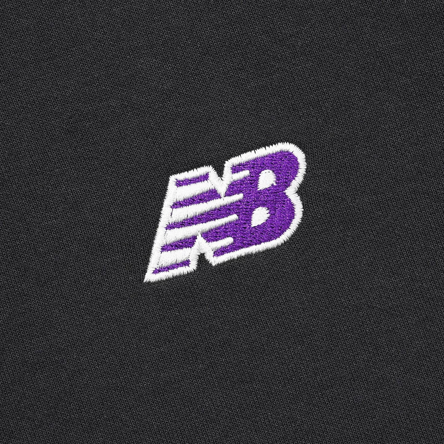 NB刺繍ダブルフェイスハーフジップ