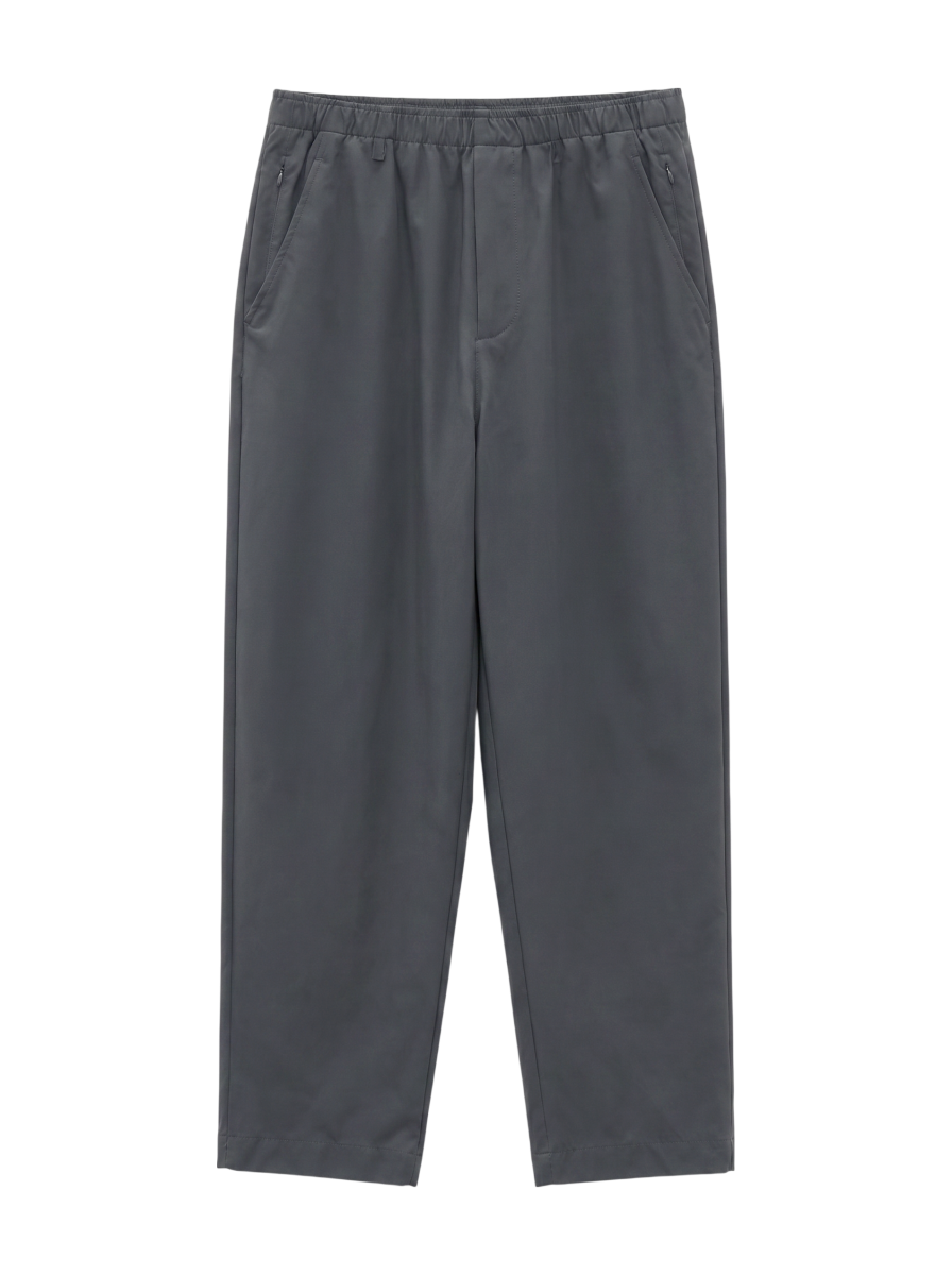 NB GREY テーパードパンツ