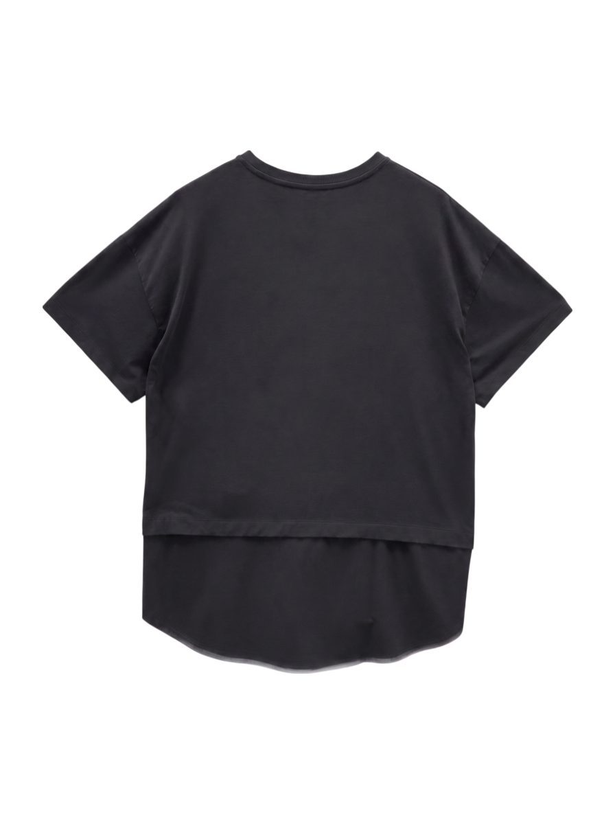 Seasonal Drapy オーバーサイズドショートスリーブTシャツ