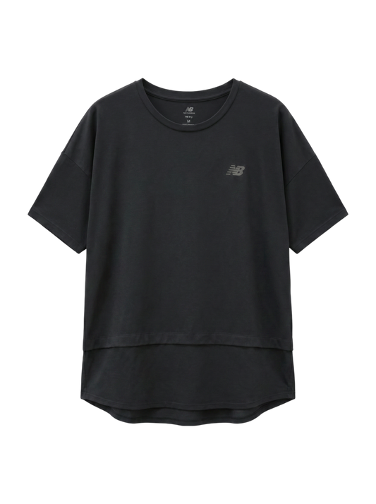 Seasonal Drapy オーバーサイズドショートスリーブTシャツ