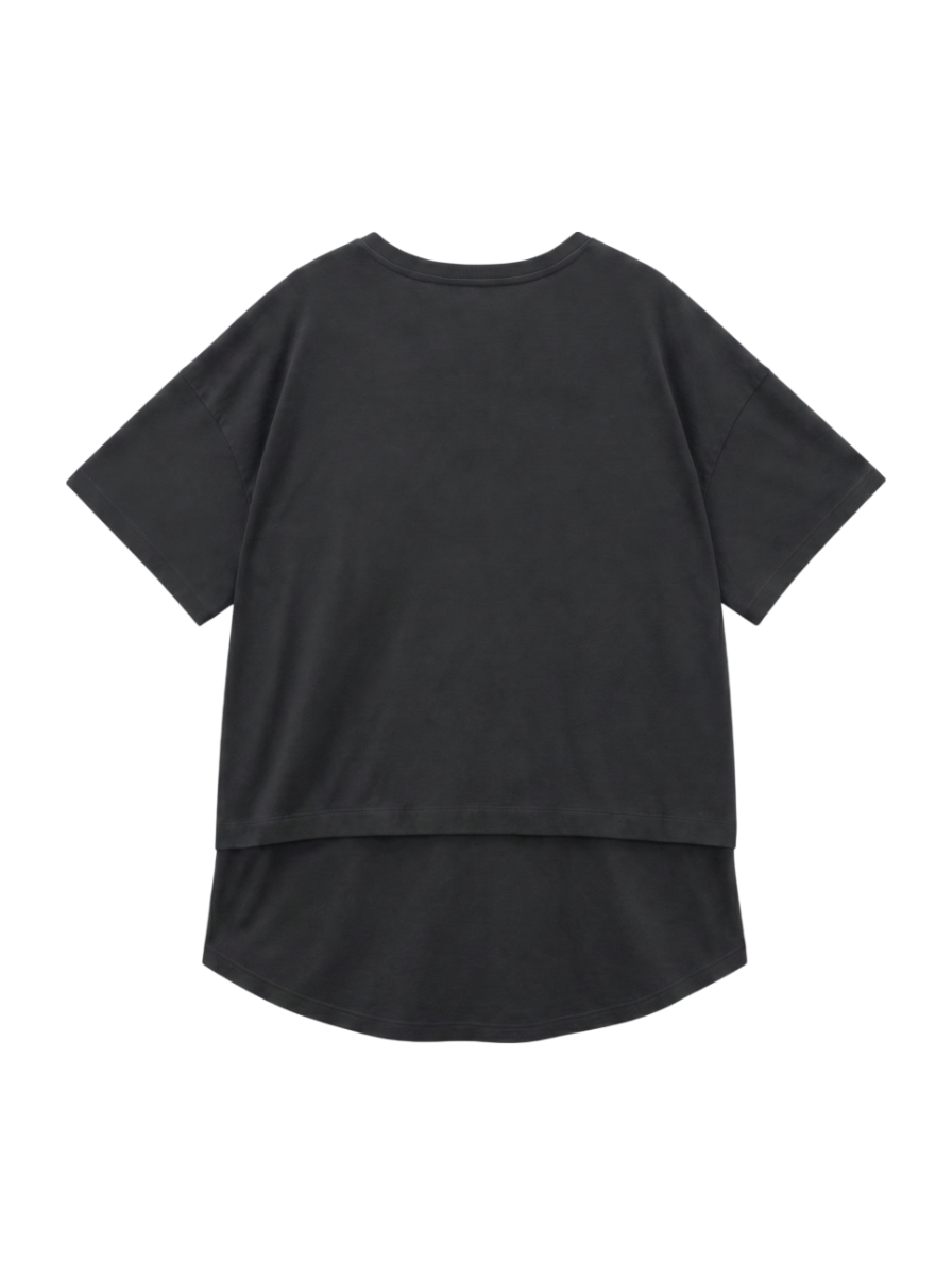 Seasonal Drapy オーバーサイズドショートスリーブTシャツ