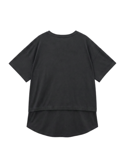 Seasonal Drapy オーバーサイズドショートスリーブTシャツ
