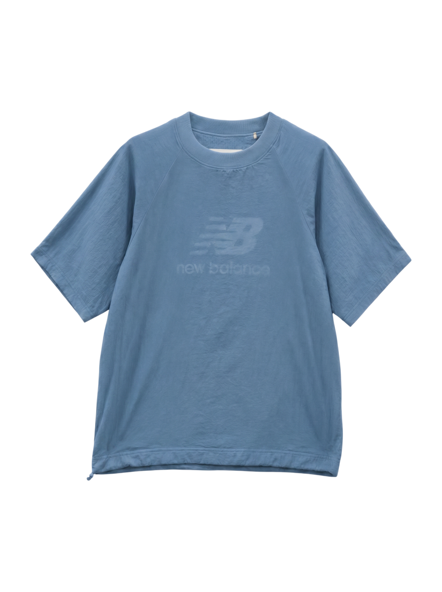 NB Grey ウーブン Tシャツ