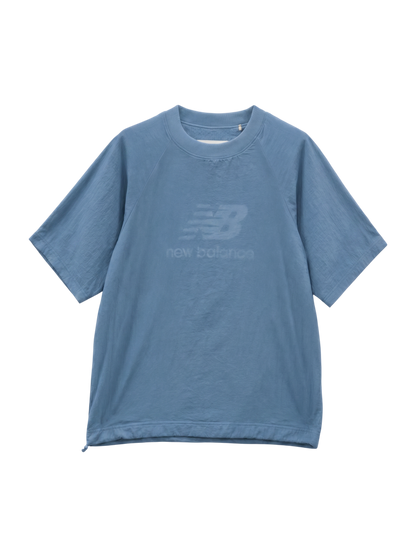 NB Grey ウーブン Tシャツ