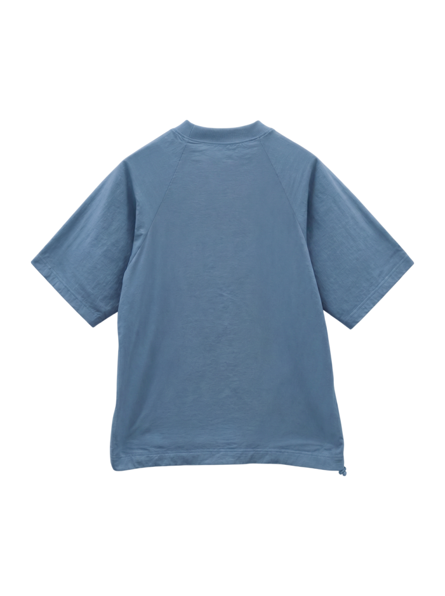 NB Grey ウーブン Tシャツ