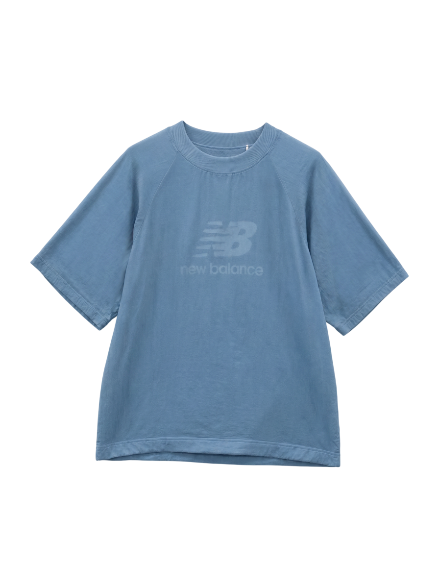NB Grey ウーブン Tシャツ