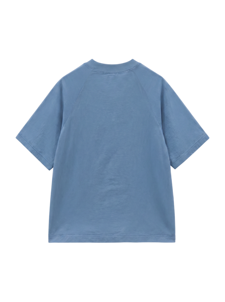 NB Grey ウーブン Tシャツ