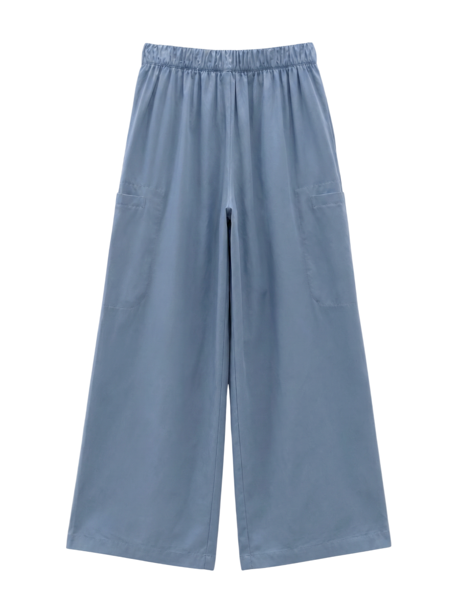 NB GREY ワイドパンツ
