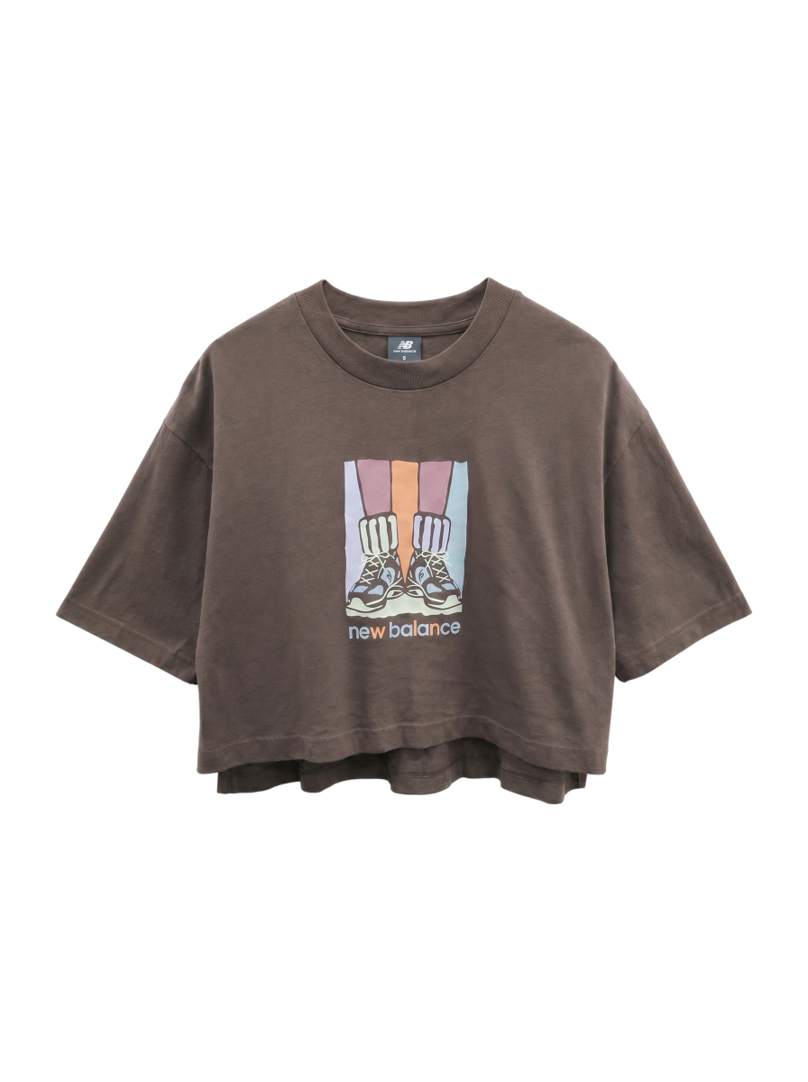 AthleticsグラデーションシューズショートスリーブTシャツ