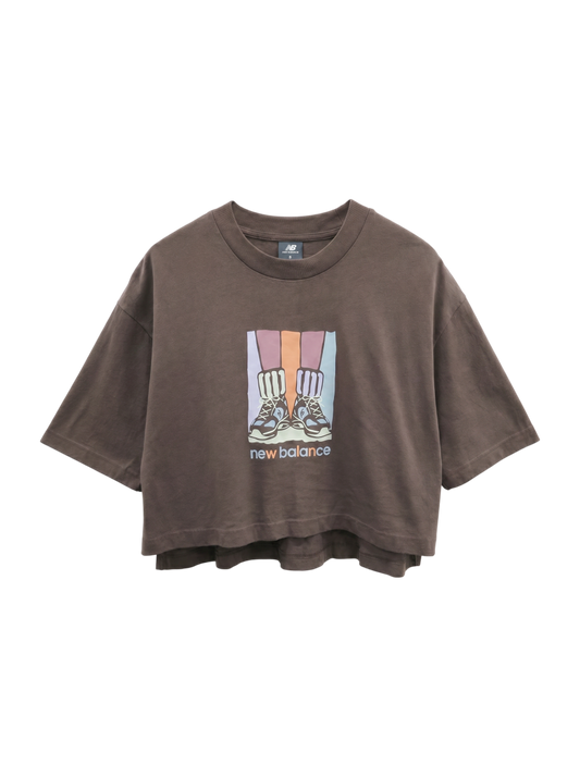 AthleticsグラデーションシューズショートスリーブTシャツ