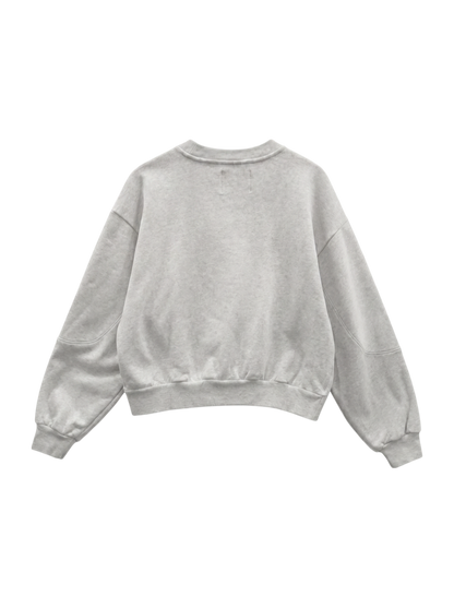 NB Grey クルースウェットシャツ