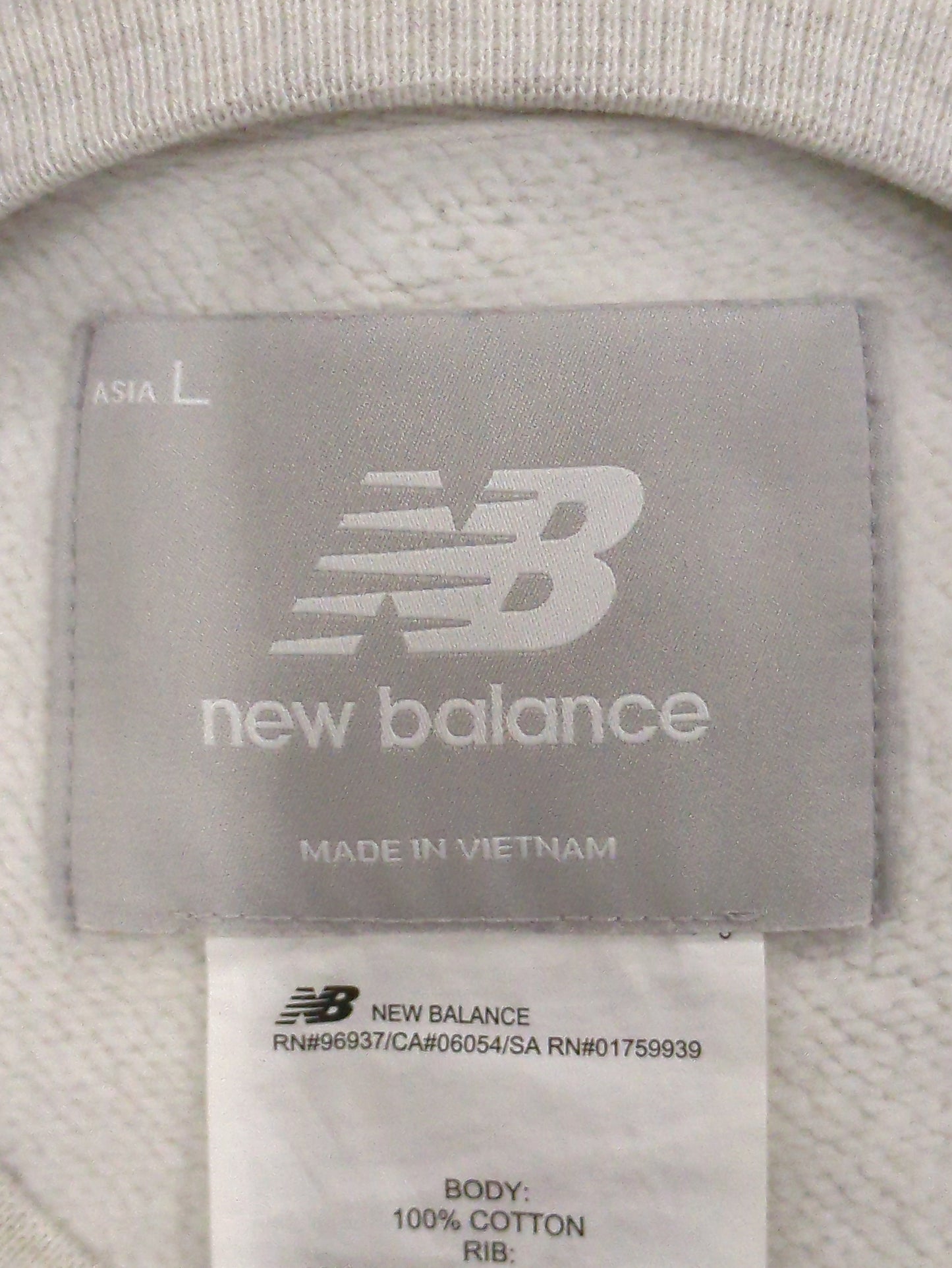 NB Grey クルースウェットシャツ