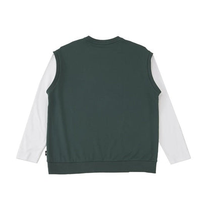 MFO シューワッペンレイヤード風プルオーバー