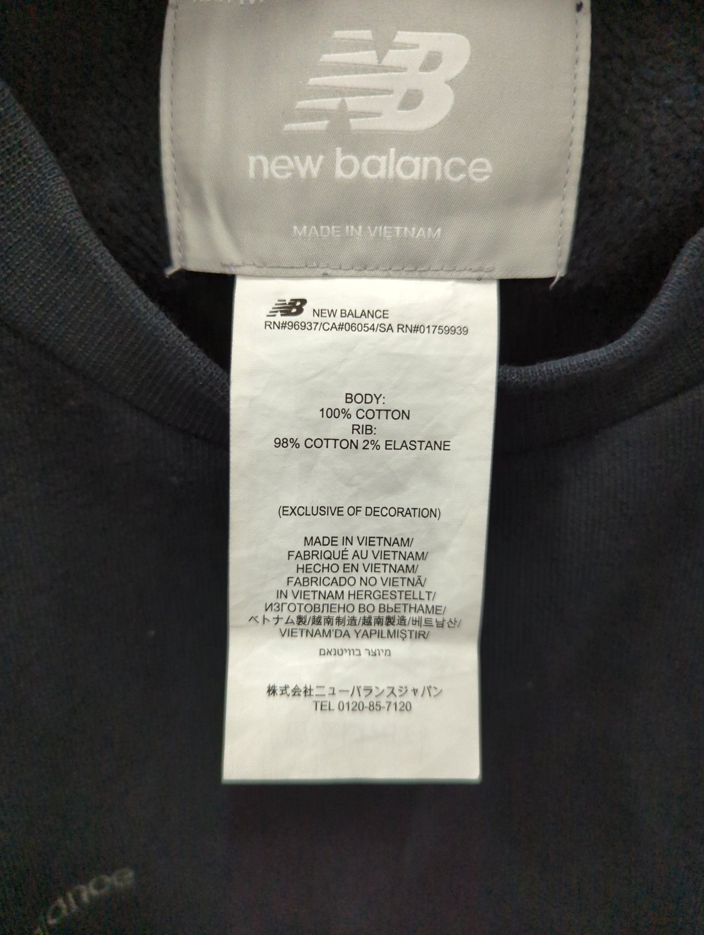 NB Grey クルースウェットシャツ