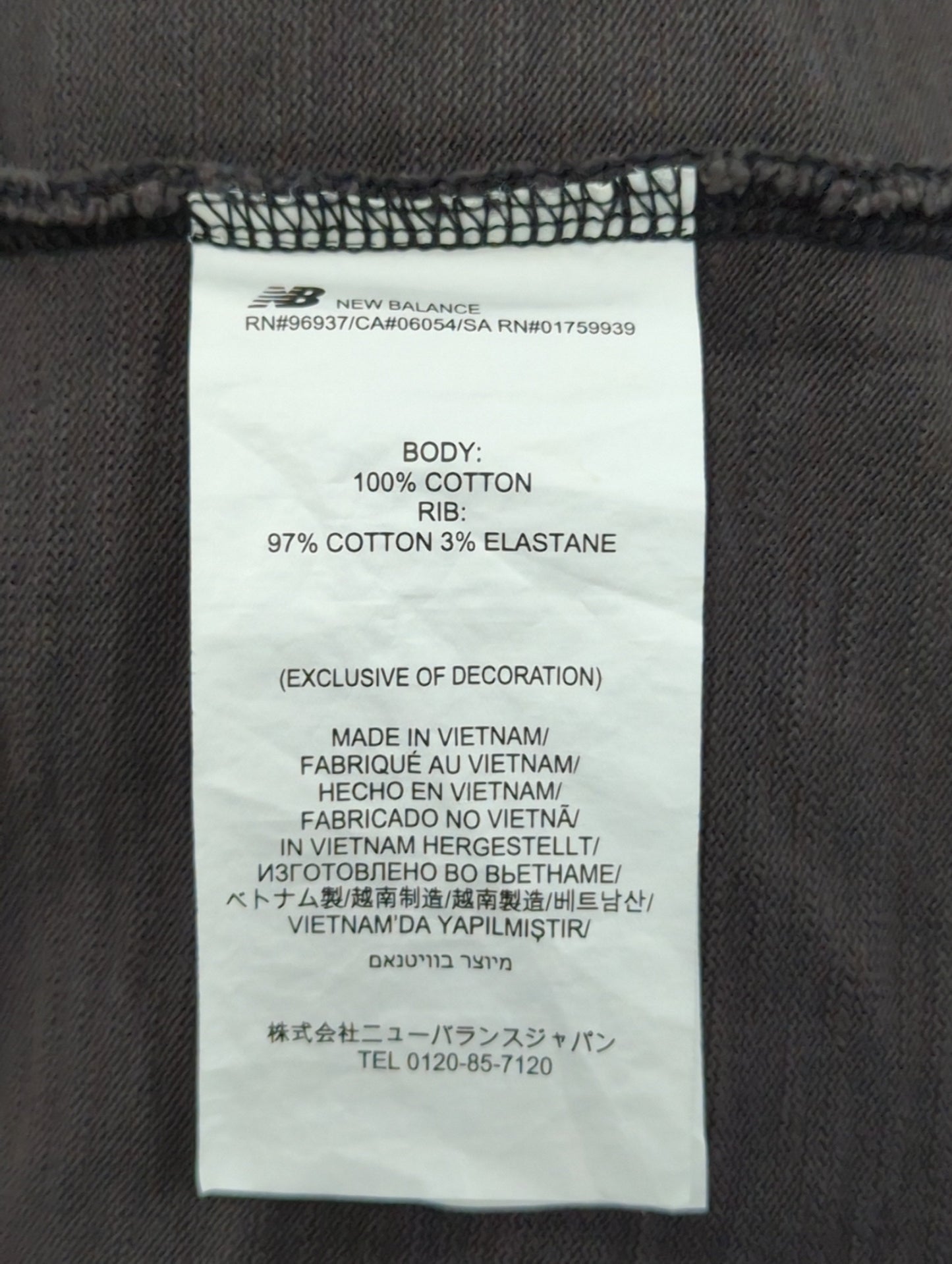 NB GREY ショートスリーブTシャツ