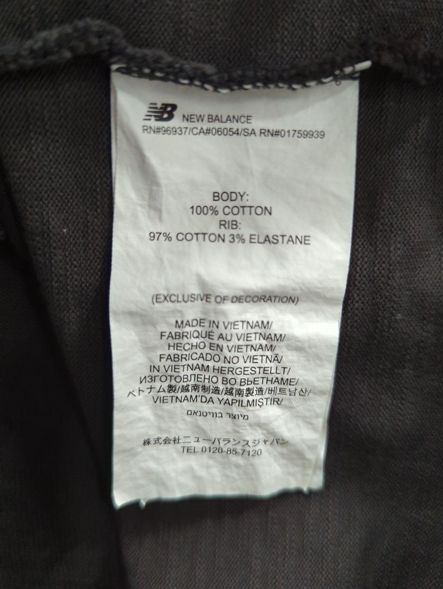 NB GREY ショートスリーブTシャツ