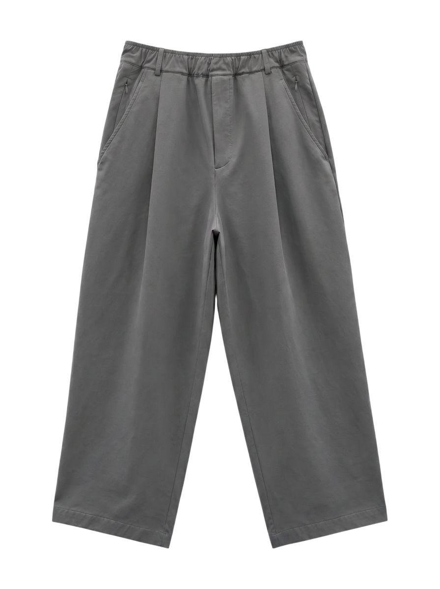 NB GREY ワイド パンツ