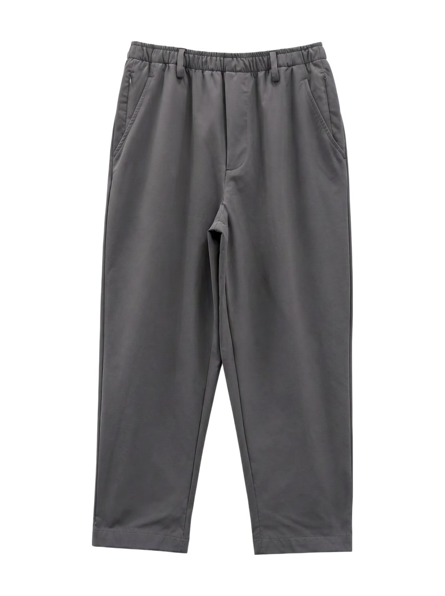 NB GREY テーパードパンツ
