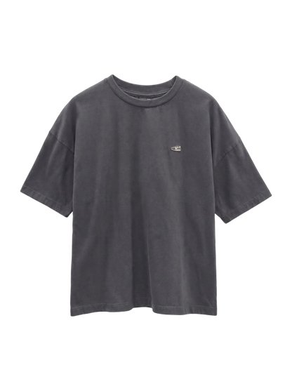 シューパッチボックスシルエットTシャツ