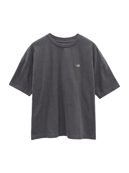 シューパッチボックスシルエットTシャツ