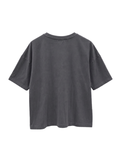 シューパッチボックスシルエットTシャツ