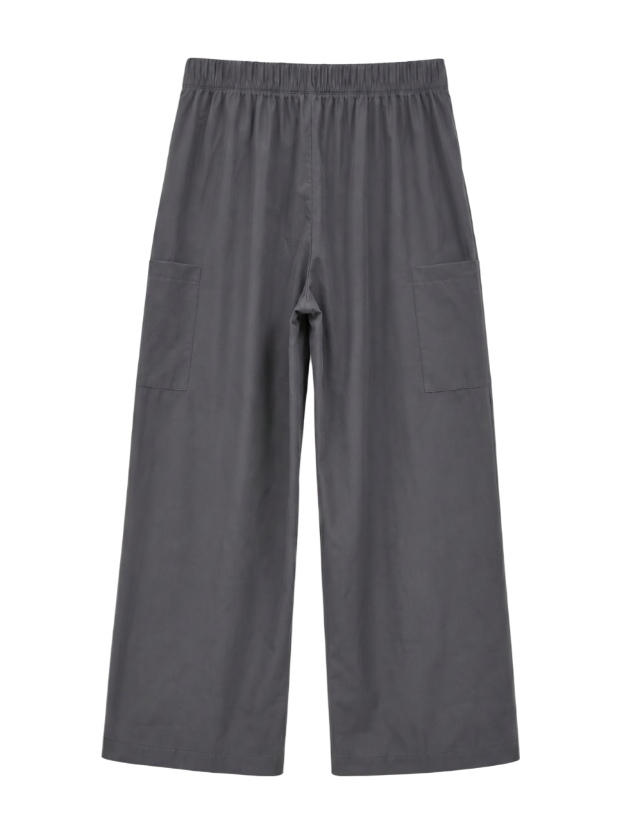 NB GREY ワイドパンツ