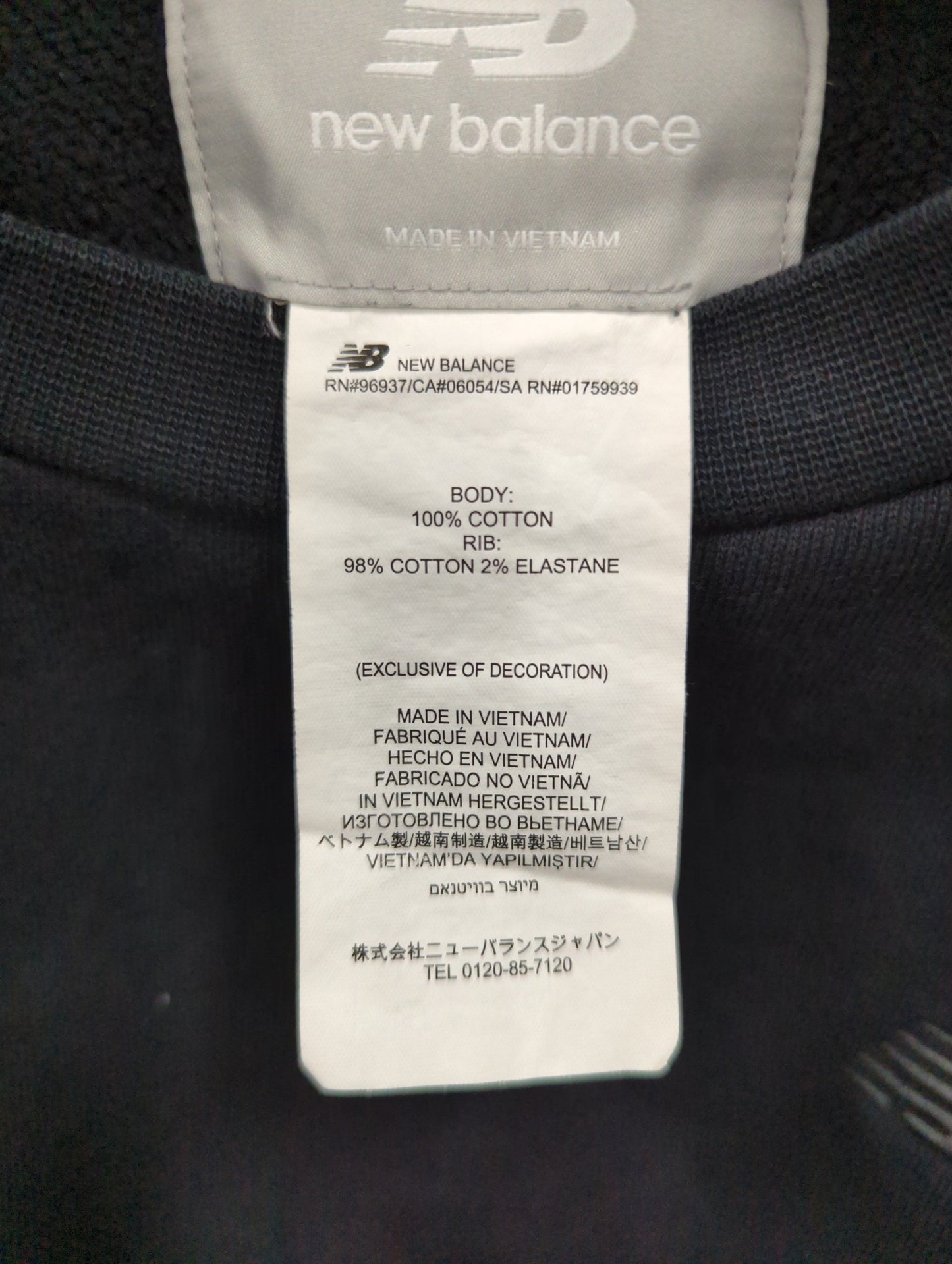 NB Grey クルースウェットシャツ