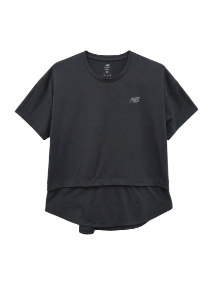 Seasonal Drapy オーバーサイズドショートスリーブTシャツ