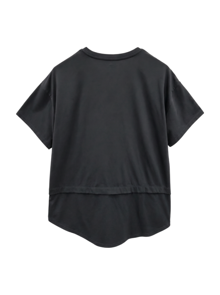 Seasonal Drapy オーバーサイズドショートスリーブTシャツ