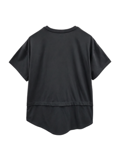 Seasonal Drapy オーバーサイズドショートスリーブTシャツ