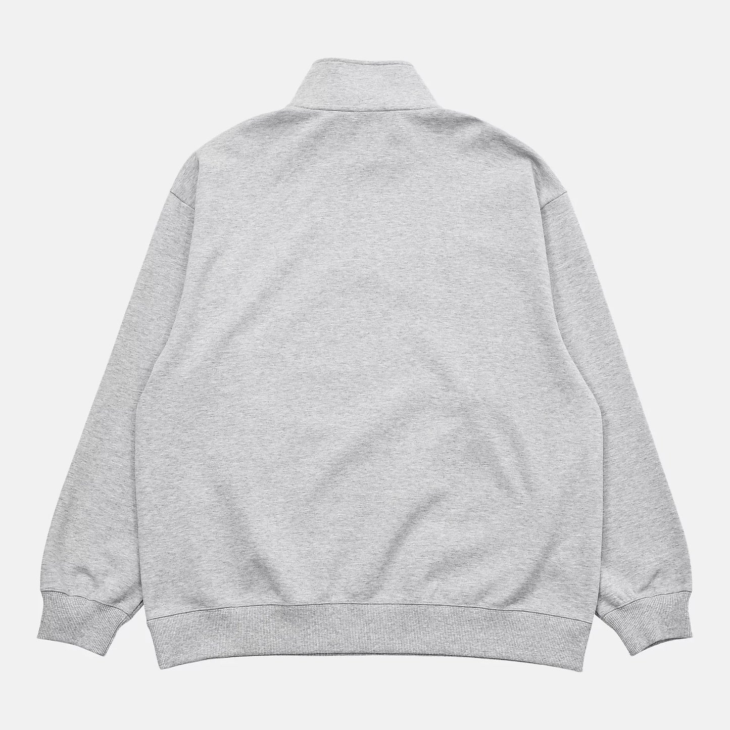 NB刺繍ダブルフェイスハーフジップ