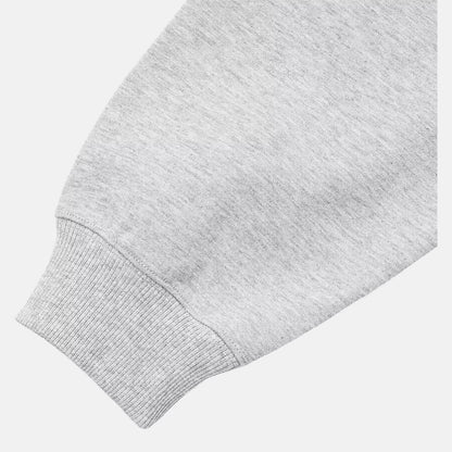 NB刺繍ダブルフェイスハーフジップ