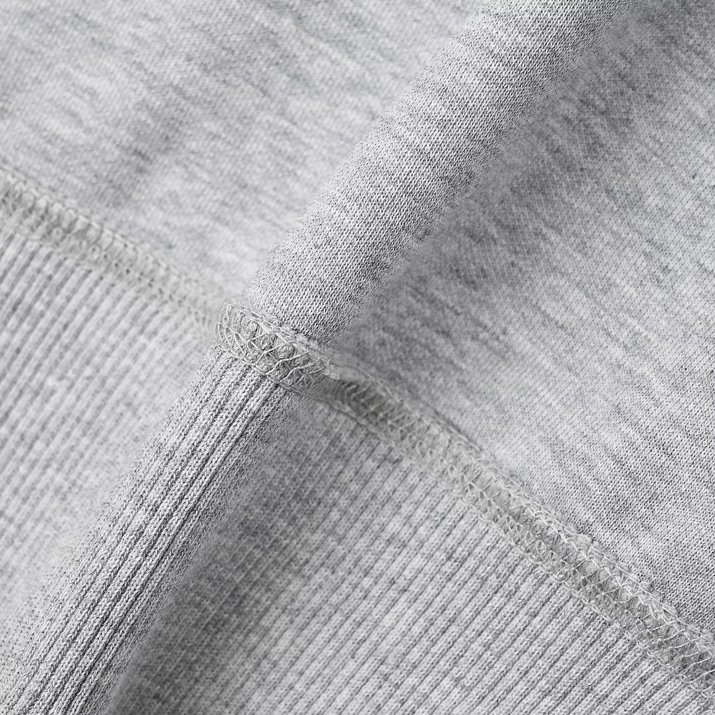 NB刺繍ダブルフェイスハーフジップ