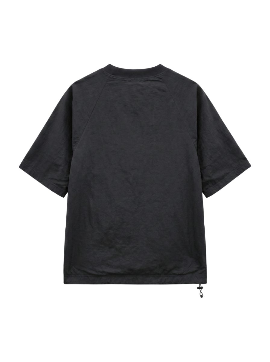NB Grey ウーブン Tシャツ
