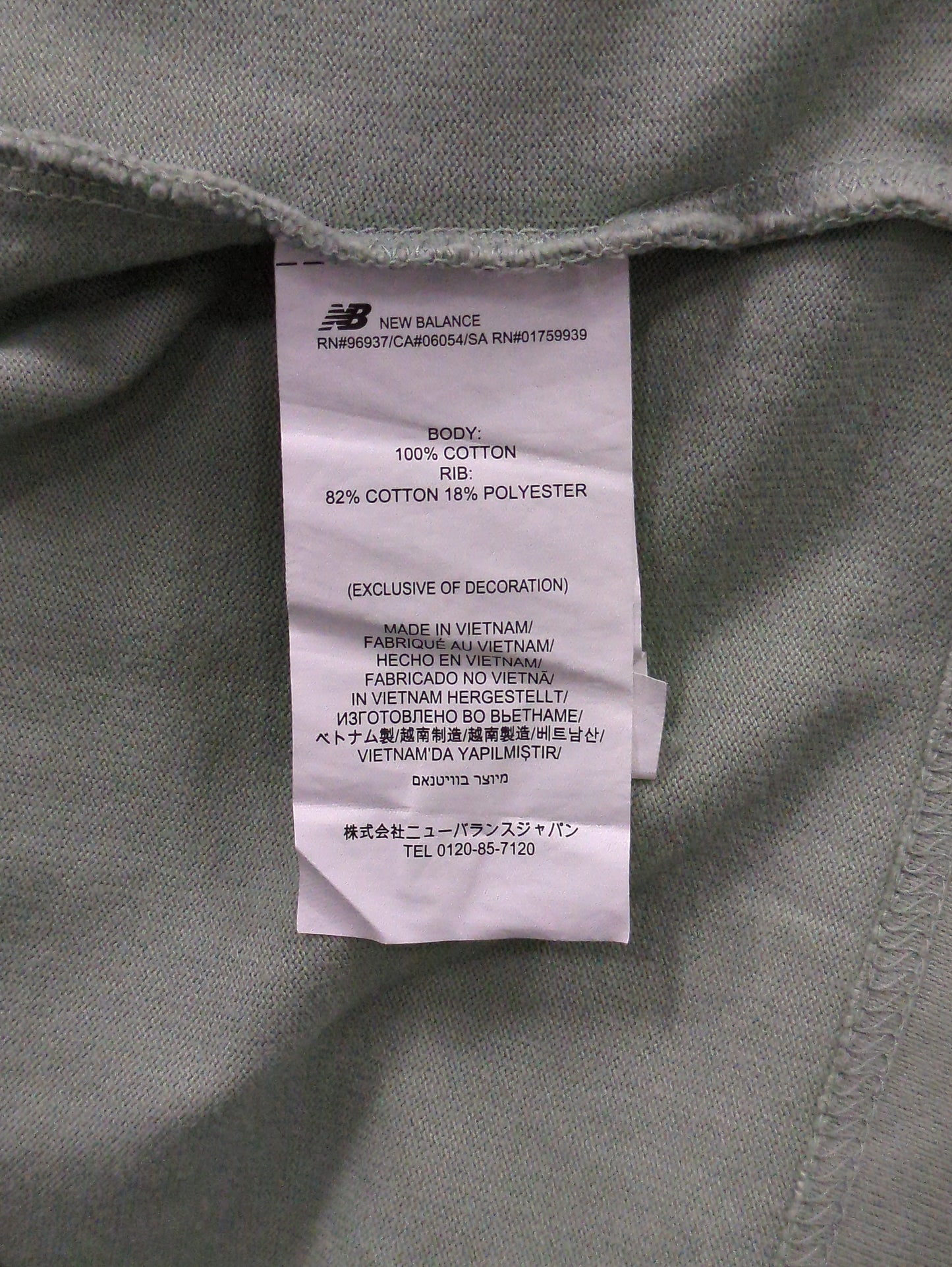 NB GREY ロングスリーブ