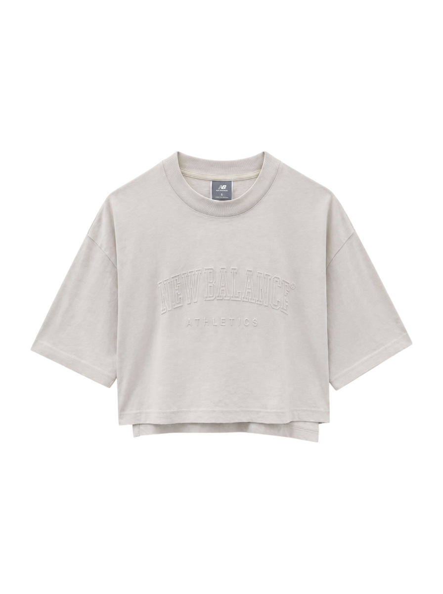 エンボスグラフィック ジャージショートスリーブTシャツ